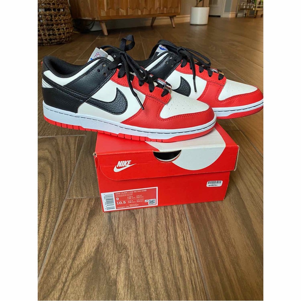 Nike Dunk Low EMB NBA 75th Anniversary Chicago Sneaker